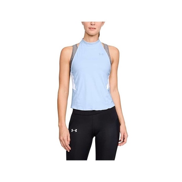 Under‎ Armour Define The Run City Pack Tank Blue M - Picture 1 of 5